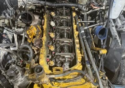 moteur diesel ouvert